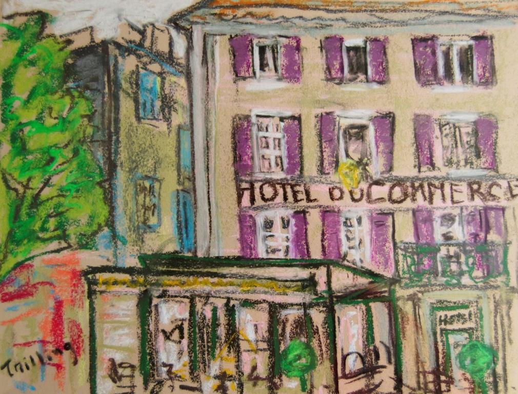 Hotel Du Commerce Pont-Saint-Esprit Buitenkant foto